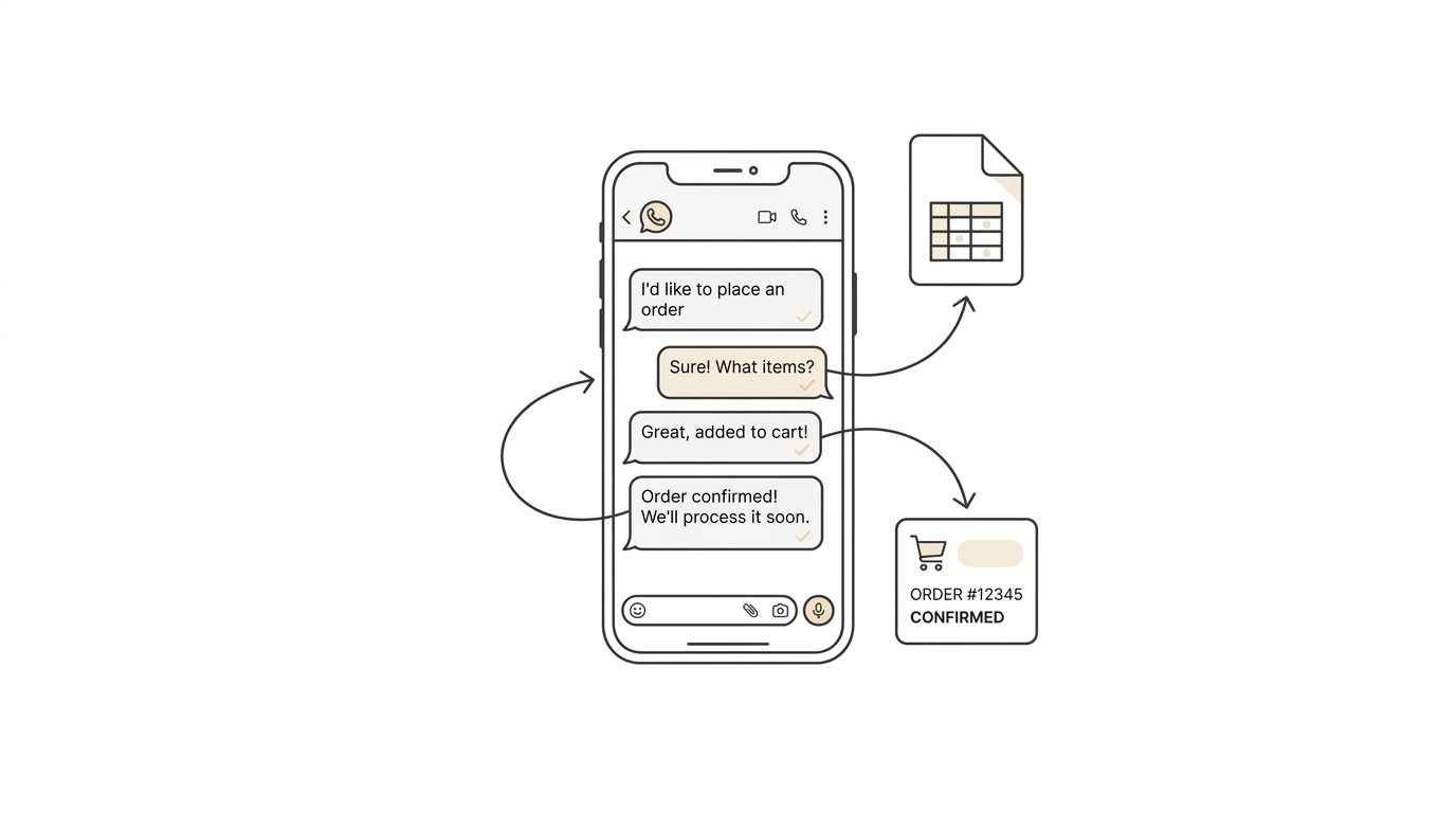 AI WhatsApp Ordering System